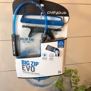 Platypus Big Zip EVO Taste-Free Water Reservoir/Hydration Bladder, 2-Liter